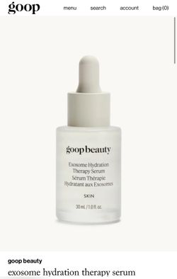 goop beauty exosome hydration therapy serum