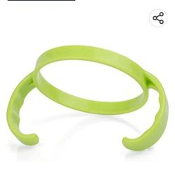 Baby Bottle Handle Grip for Comotomo 5 Ounce and 8 Ounce Silicone Bottles, 3 Pack, Green

