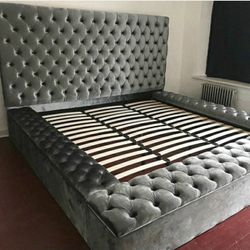 Queen Storage Bed Frame Color Options 👑$39 Down Payment with Financing ⭐ 90 Days same as cash