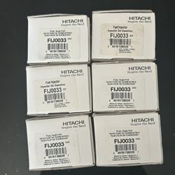 6 New Hitachi Fuel Injectors FIJ0033 – OEM (Fits Select Audi)