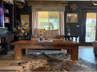 🤍Rustic Reclaimed One of a Kind Wooden Door Coffee Table🤍