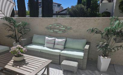 (2) 5 ft. PALM TREES - ARTIFICIAL w/ pots