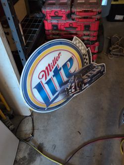 Miller Lite #2 Wall Metal Decal 