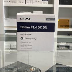 Sigma 56mm F1.4 DC DN Lens For Canon RF