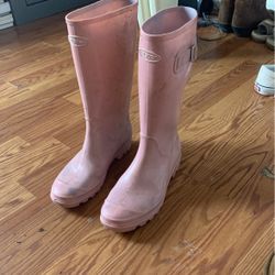 Pink Rain Boots 