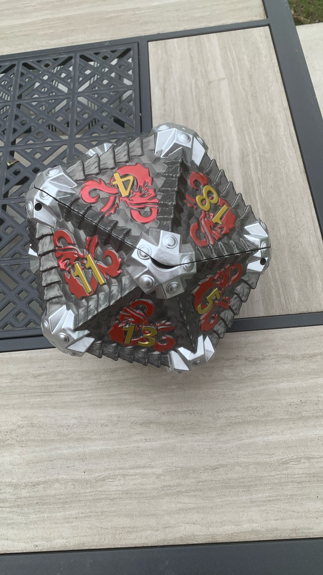 D&D Popcorn Bucket Dice