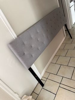 king grey headboard