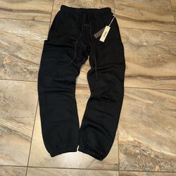 Black Essentials Sweat Pants Sizes S,M, and L