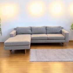 West Elm Reversible Sectional Couch 🛻Delivery Available🛻