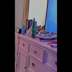 White dresser $70 OBO