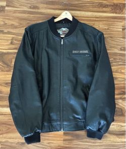 Leather Harley Davidson Motorcycle Jacket size XL