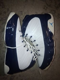 Nike Air Jordan 9 Retro ‘UNC’ White Navy Size 12.5 - Used