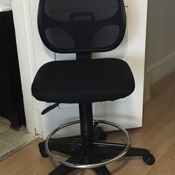 Moving chair.  It can adjust the height. Good quality.