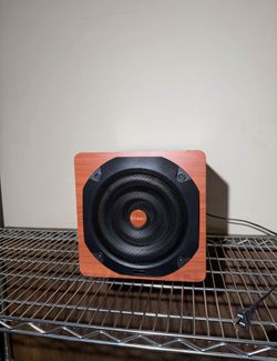 BT-12 Bluetooth Speaker - Wood Style - Karaoke Inputs, Bass/Treble Control