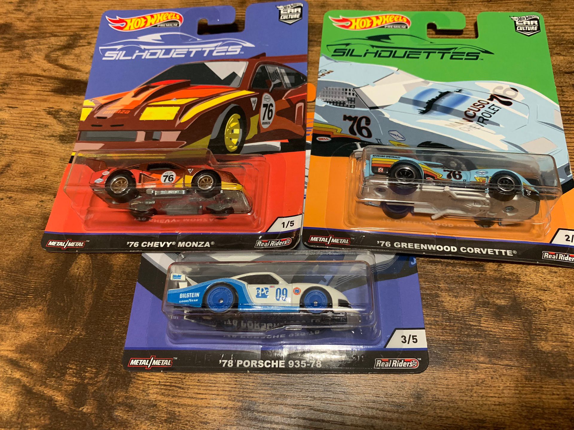 Hot Wheels Silhouette Set