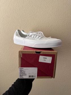 Vans Authentic True White Sneakers Size 9.5