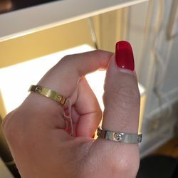 Love Rings Stainless With 18k Plating 