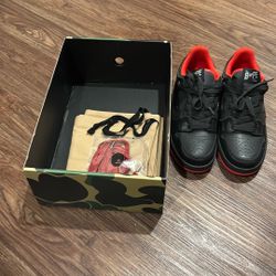 Bape Ska8 Sta #4 Gray Red