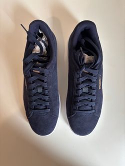 Custom, logos deleted Puma Suede Sneakers