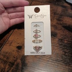 New Rings That I Am Selling All Of Them For 10$ And Old Earrings  That I Want 3$ For The Earrings Are Clean And Sterile