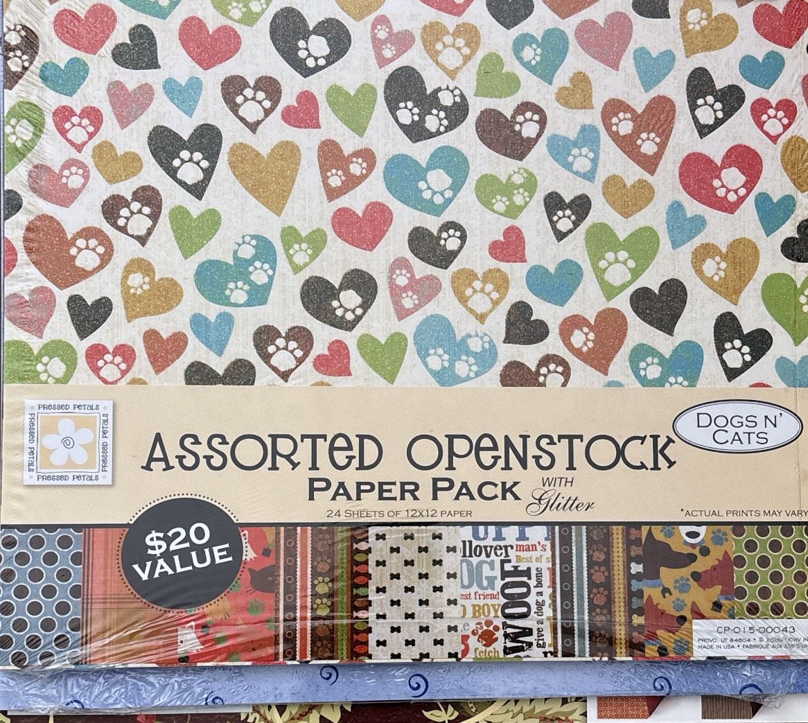 Scrapbook Paper books - Variety To Choose From