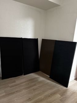4 Sound Panels Bundle - Music / Sound Proof - Black