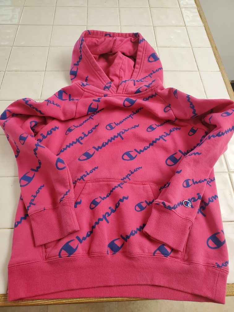Girls Youth Size Large Champion Hoodie