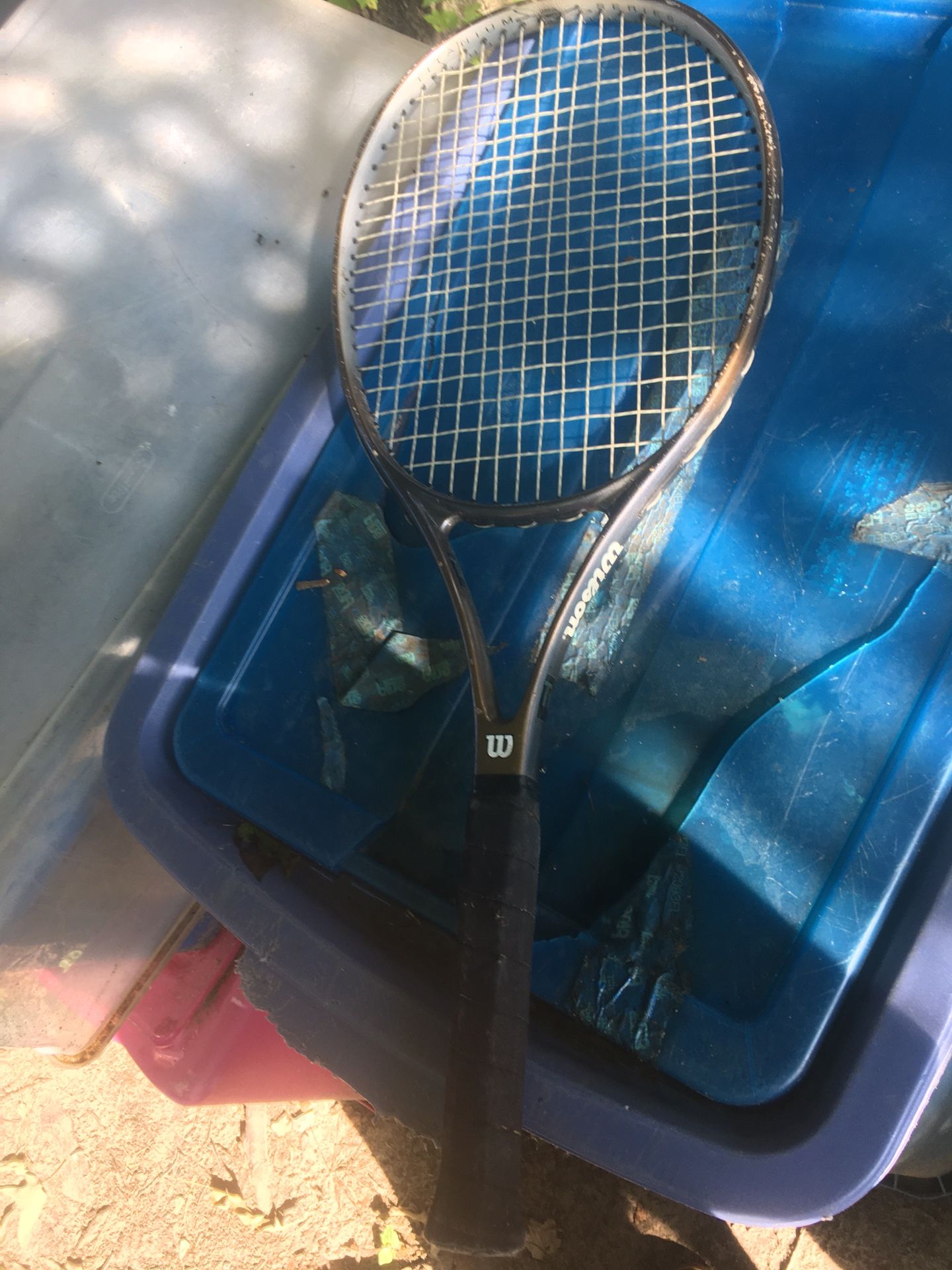 Nice titanium tennis racket only $20