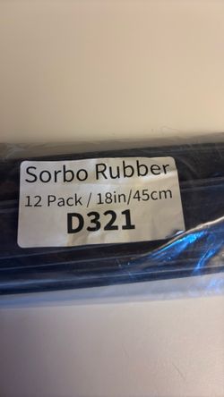 Brand New Never Opened One Dozen 18 Inch Sorbo Squeegee Rubbers