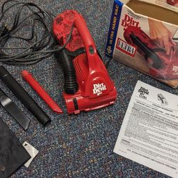 Dirt Devil Ultra Corded Bagged Hand Vacuum, M08230RED

