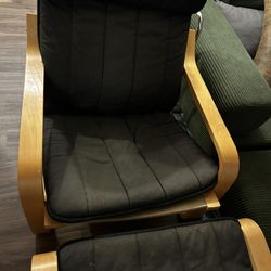 POANG Chair & Footrest