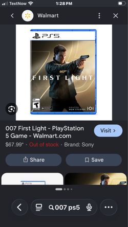 007 James Bond First Light PS5