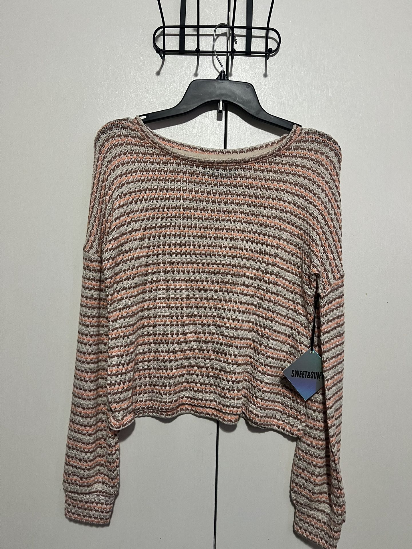 Ladies Striped Sweater