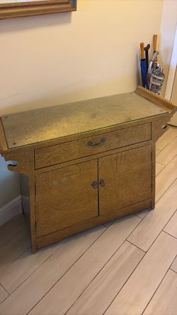 Gold cabinet
