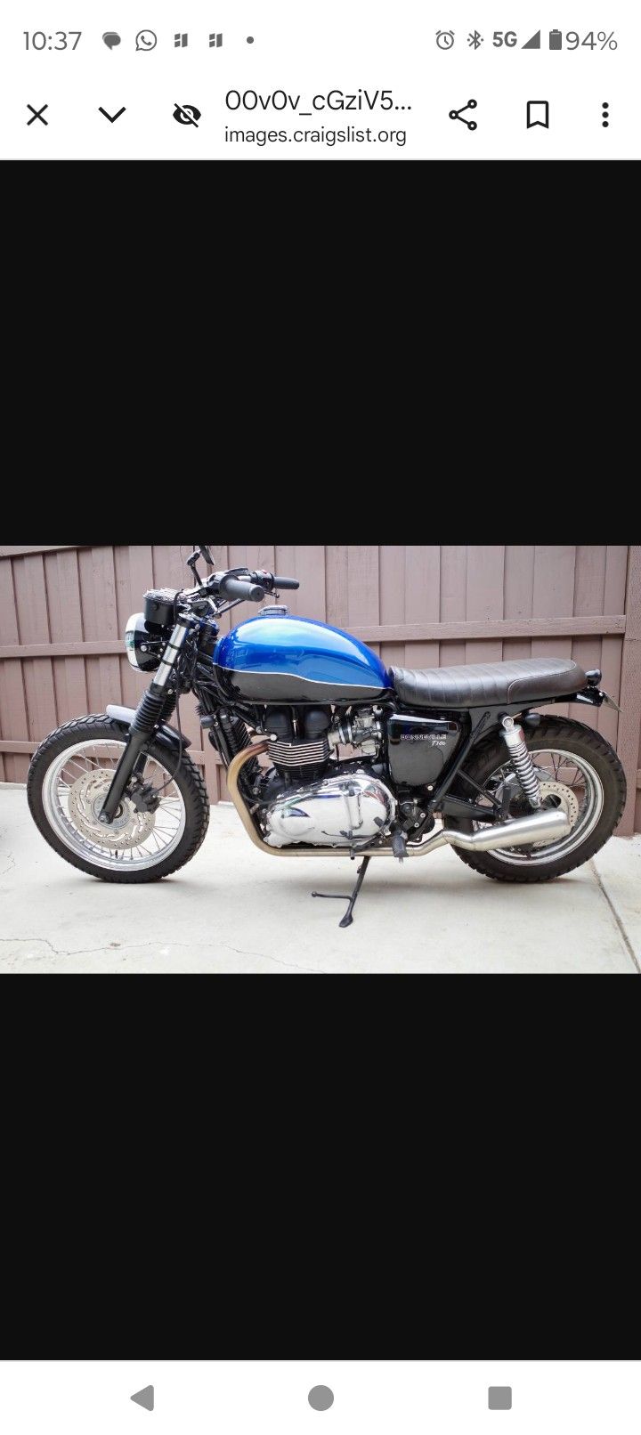 2015 Triumph Bonneville