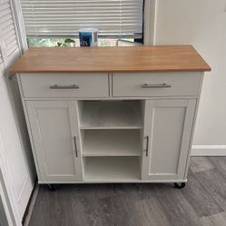 Rolling cabinets/island
