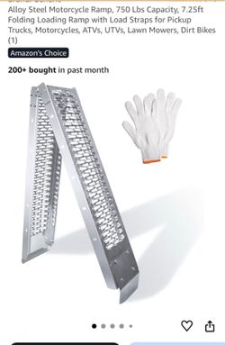 Alloy steel loading ramp