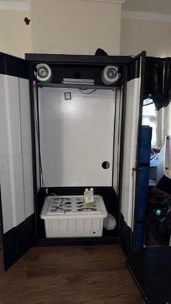 Large 2 Door Grow Cabinet With Filters Super Flower Hydroponic Grow Box