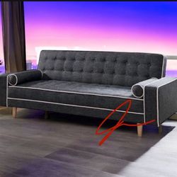 New! Comfy Sofa With Sleeper Bed Mode!!! 