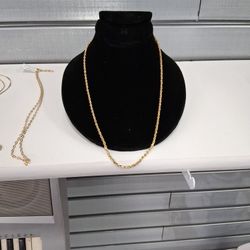 14k Gold Rope Chain