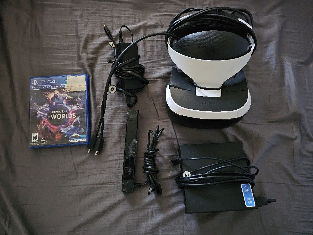 PlayStatuon VR Headset + VR world Game