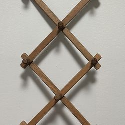 Expandable 10 Hooks Accordion Wall Rack