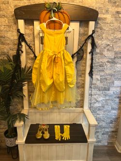 High-quality princess Belle dress and accessories