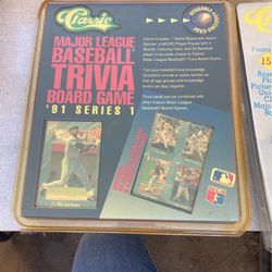 ‘91 MLB Trivia Board Game