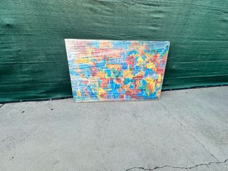 Jasper John Map Print