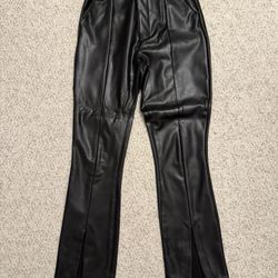 Faux Leather Pants
