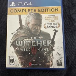 The Witcher Wild Hunt PS4 Game