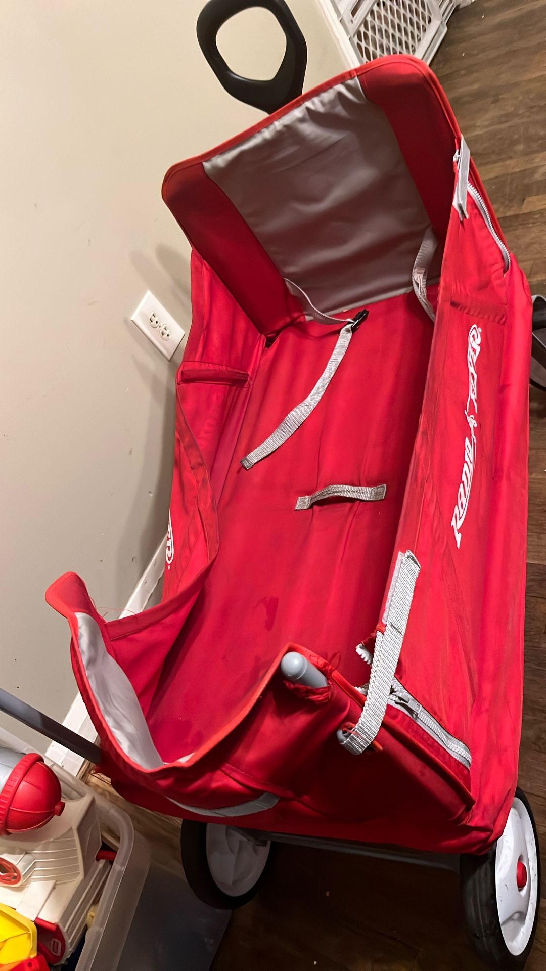 Red Radio Flyer Wagon