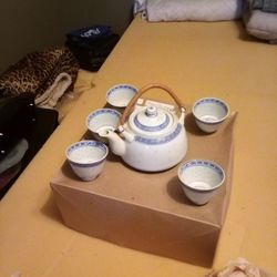 Jingdezhen Vintage Porcelain Tea Set 