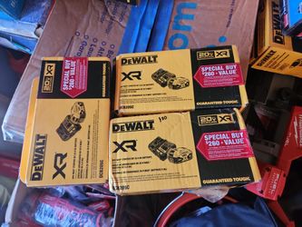 Dewalt 5.0 Battery Starter Kit $80 Each